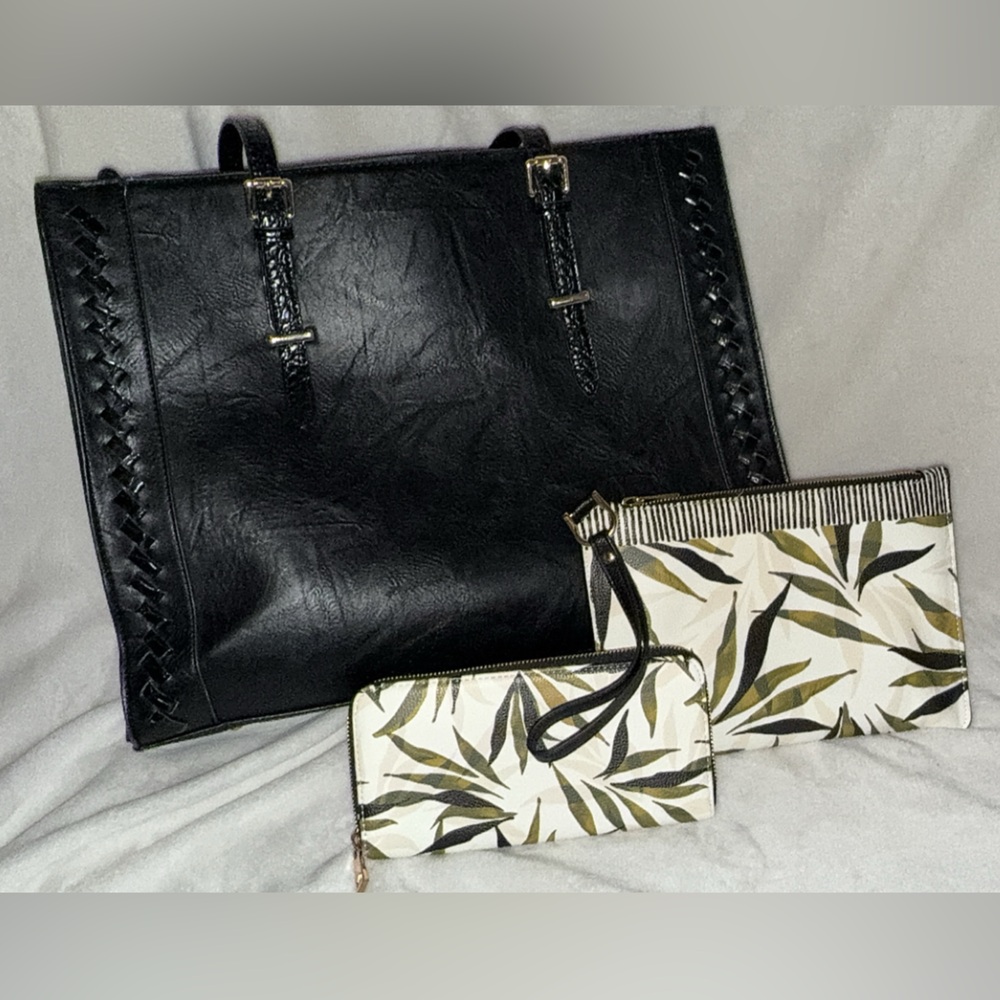 Black Carryall Tote